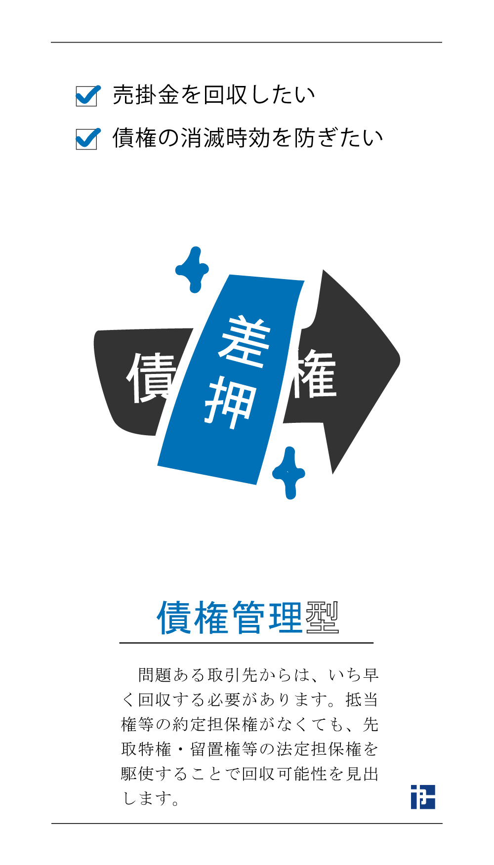 債権管理型のお悩み 売掛金を回収したい 債権の消滅時効を防ぎたい